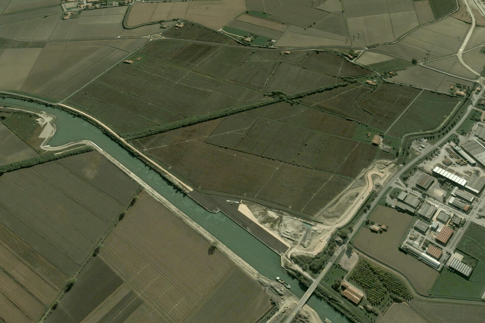 Eusider Canalbianco — Vista aerea ante operam